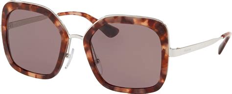 prada sun pr 57us havana brown|Prada Brown Gradient Grey Square Ladies Sunglasses PR 57US .